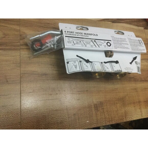 4 Way Faucet Manifold Connector/Distributor w/Tools Included~Convert 1 Hose to 4 - Picture 3 of 4